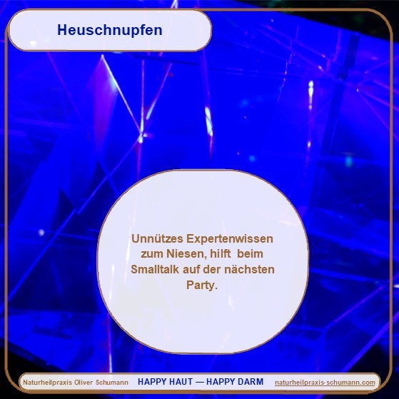 Heuschnupfen in Bestform!"